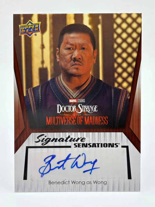 2024 Marvel Studios Series 2 Signature Sensations Benedict Wong as Wong Auto SS-BG (2) FRENLY BRICKS - Open 7 Days