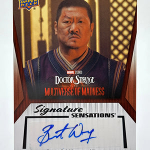 2024 Marvel Studios Series 2 Signature Sensations Benedict Wong as Wong Auto SS-BG (2) FRENLY BRICKS - Open 7 Days