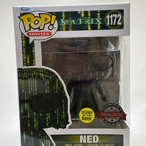 Funko POP! Movies Matrix #1172 Neo Glow Special Edition FRENLY BRICKS - Open 7 Days