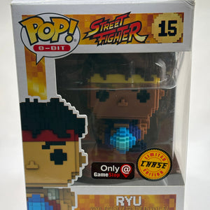 Funko POP! 8-Bit Street Fighter #15 Ryu Limited Chase Gamestop Exclusive FRENLY BRICKS - Open 7 Days