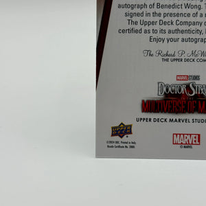 2024 Marvel Studios Series 2 Signature Sensations Benedict Wong as Wong Auto SS-BG (2) FRENLY BRICKS - Open 7 Days