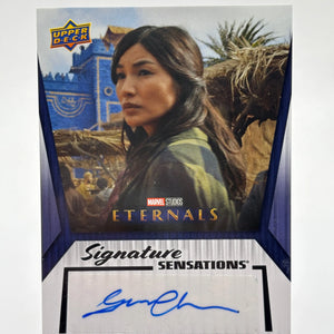 2024 UD Marvel Studios Series 2 Gemma Chan as Sersi #GC Autograph Auto FRENLY BRICKS - Open 7 Days