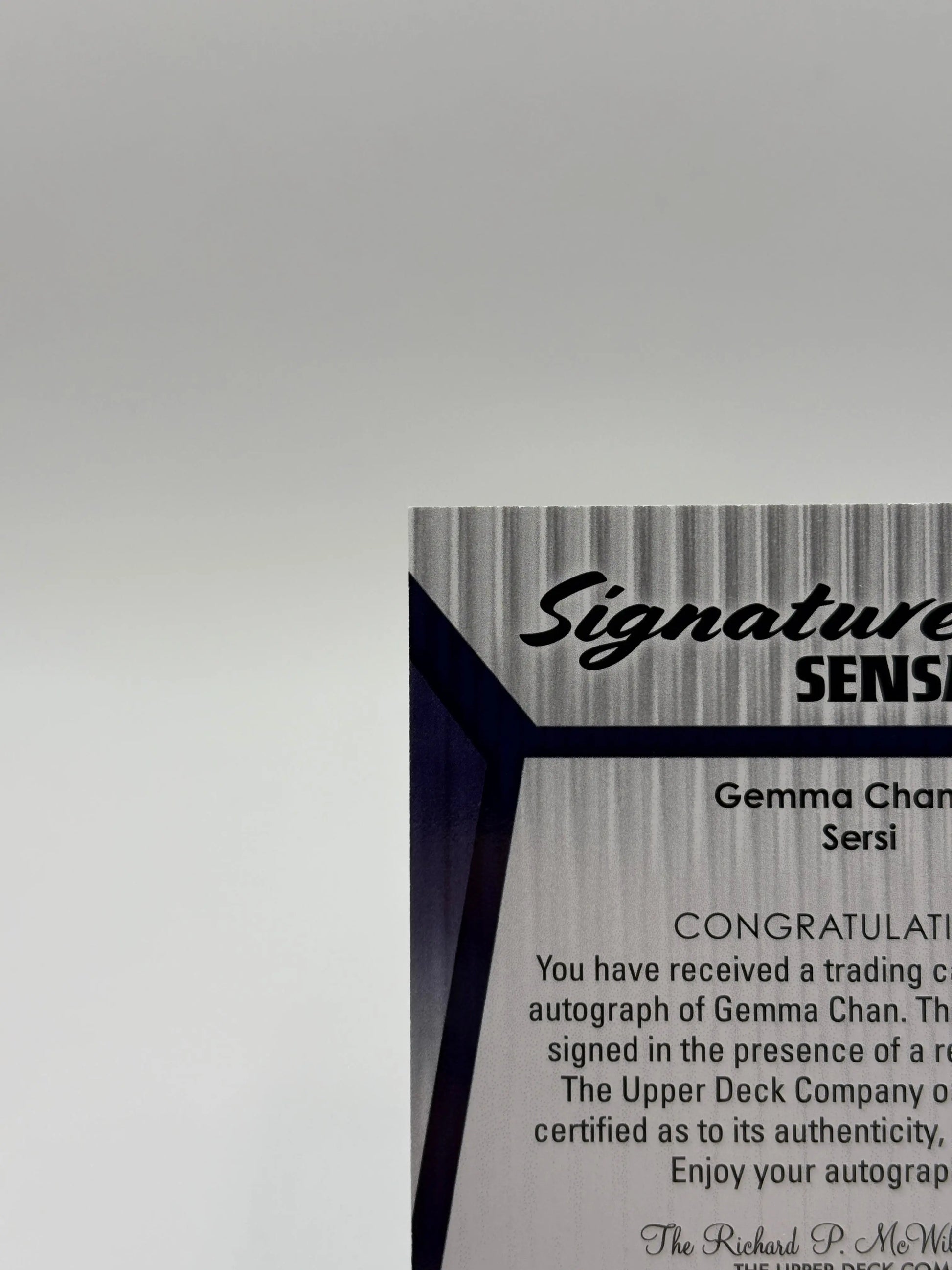 2024 UD Marvel Studios Series 2 Gemma Chan as Sersi #GC Autograph Auto FRENLY BRICKS - Open 7 Days