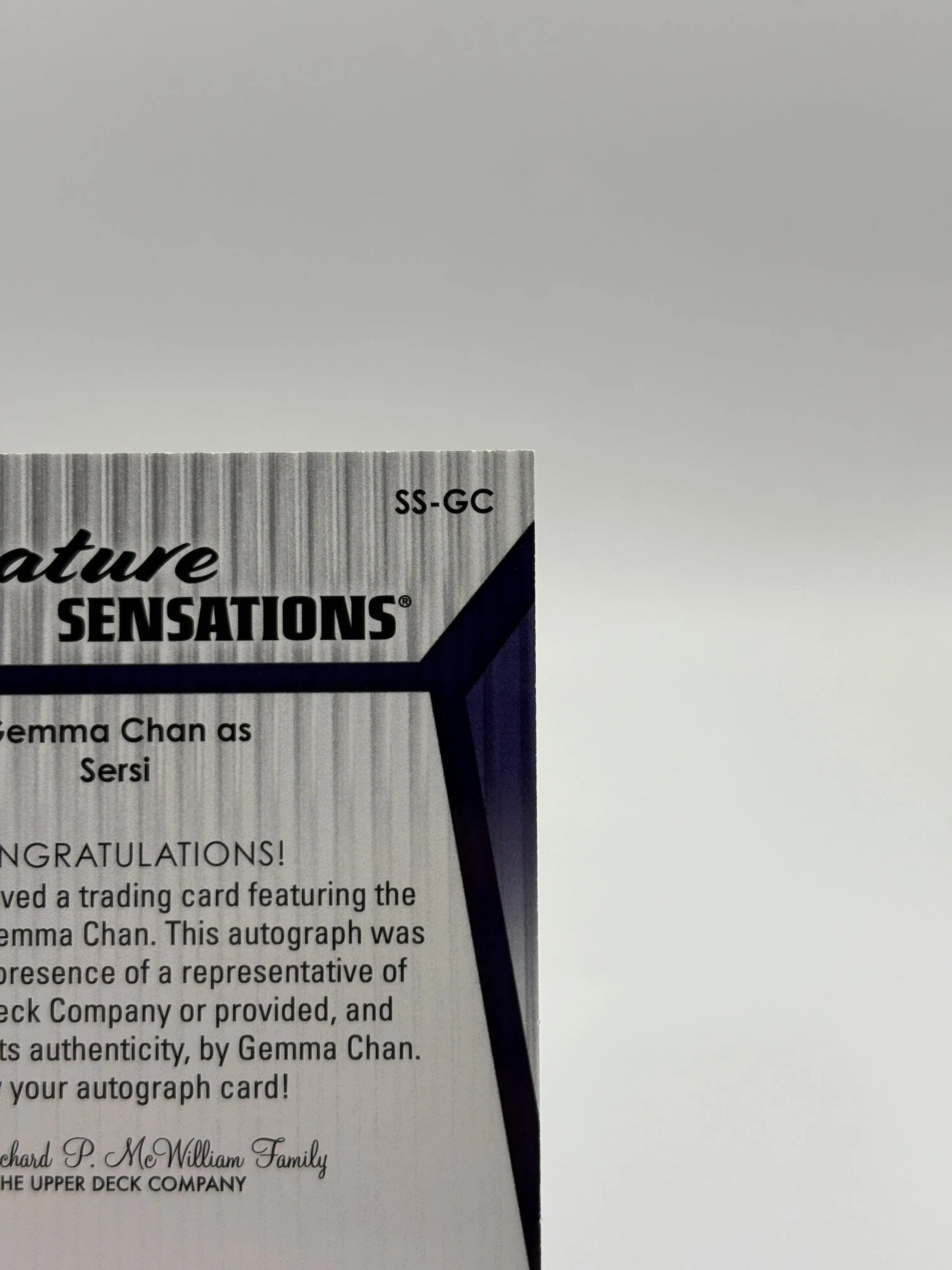 2024 UD Marvel Studios Series 2 Gemma Chan as Sersi #GC Autograph Auto FRENLY BRICKS - Open 7 Days