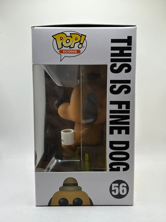Funko POP! Icons This is Fine. #56 This is Fine Dog Special Edition FRENLY BRICKS - Open 7 Days