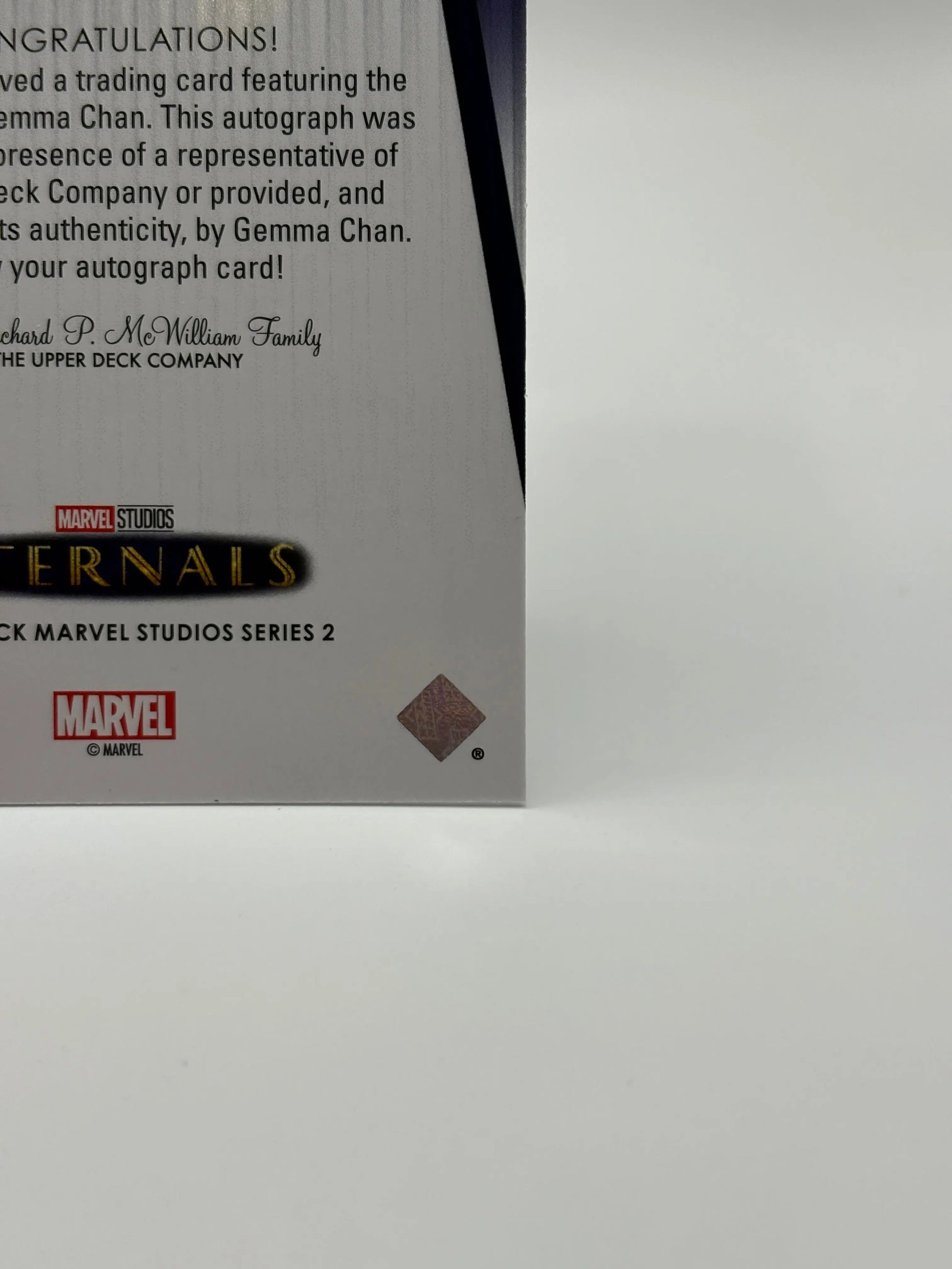 2024 UD Marvel Studios Series 2 Gemma Chan as Sersi #GC Autograph Auto FRENLY BRICKS - Open 7 Days