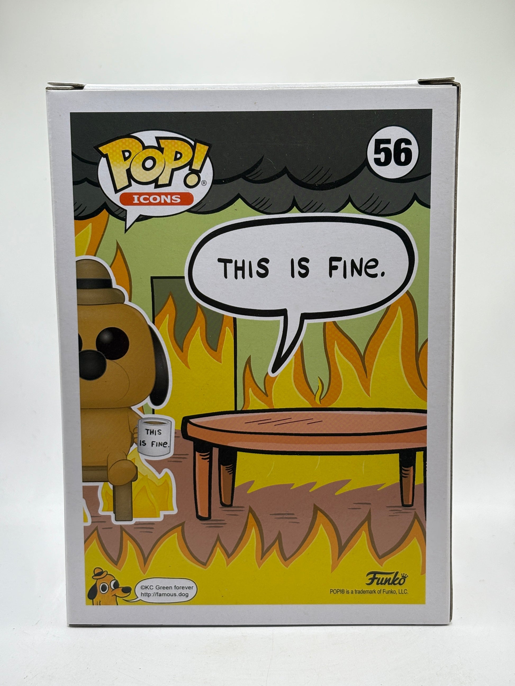 Funko POP! Icons This is Fine. #56 This is Fine Dog Special Edition FRENLY BRICKS - Open 7 Days