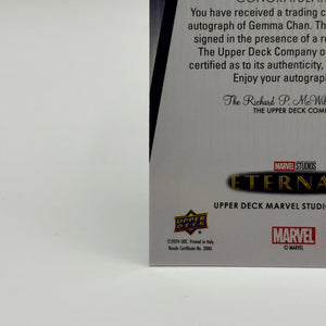 2024 UD Marvel Studios Series 2 Gemma Chan as Sersi #GC Autograph Auto FRENLY BRICKS - Open 7 Days