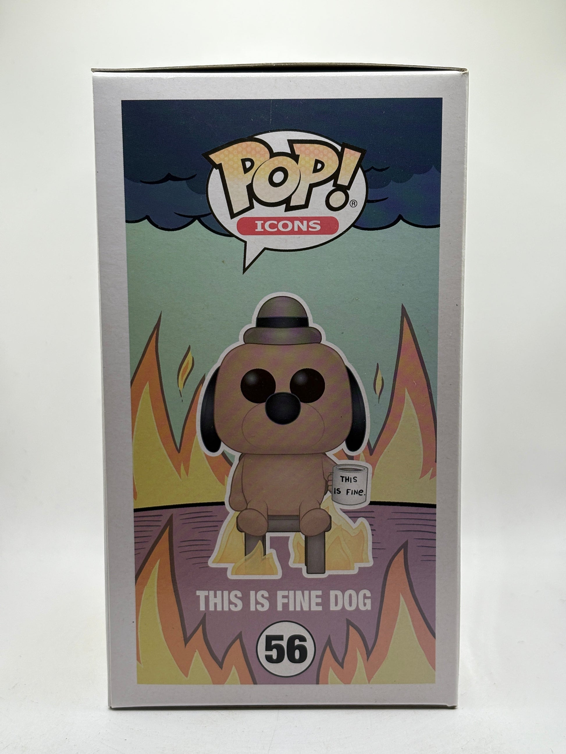 Funko POP! Icons This is Fine. #56 This is Fine Dog Special Edition FRENLY BRICKS - Open 7 Days