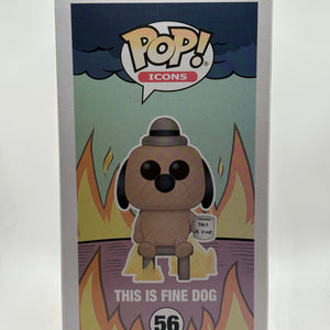 Funko POP! Icons This is Fine. #56 This is Fine Dog Special Edition FRENLY BRICKS - Open 7 Days