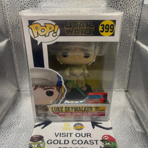 Funko Pop! Vinyl: Star Wars - Luke Skywalker Jedi Training #399 2020 Convention FRENLY BRICKS - Open 7 Days