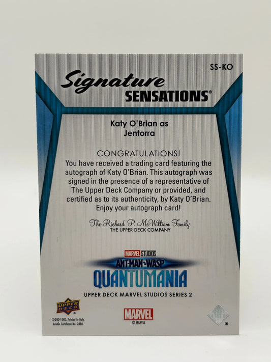 2024 Marvel Studios Series 2 Signature Sensations Katy O'Brian as Jentorra Auto FRENLY BRICKS - Open 7 Days