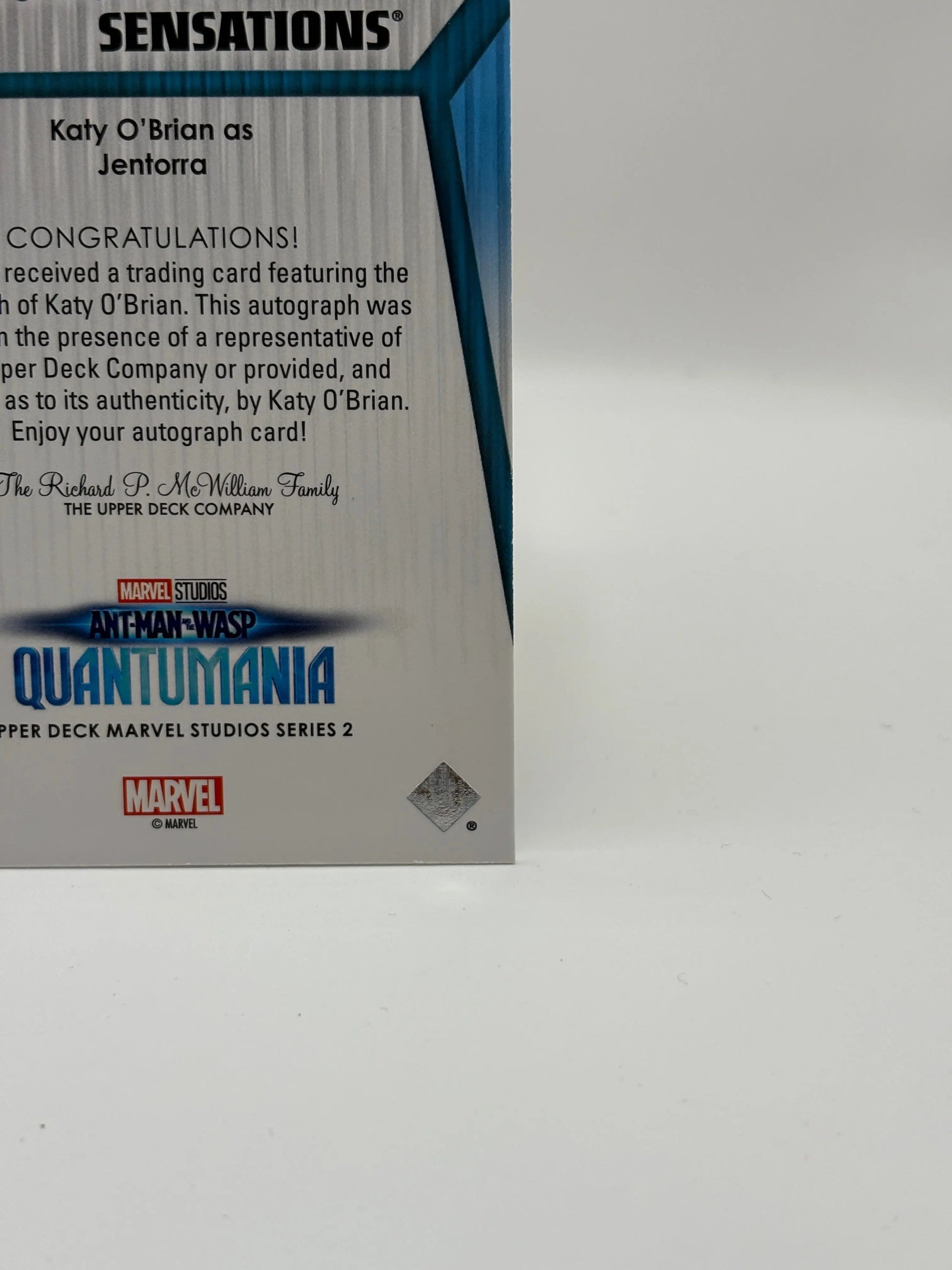 2024 Marvel Studios Series 2 Signature Sensations Katy O'Brian as Jentorra Auto FRENLY BRICKS - Open 7 Days