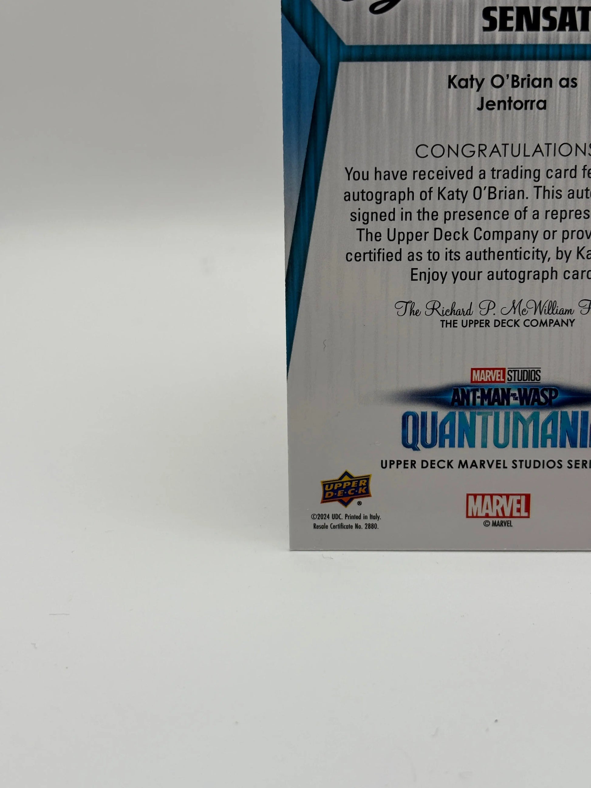 2024 Marvel Studios Series 2 Signature Sensations Katy O'Brian as Jentorra Auto FRENLY BRICKS - Open 7 Days