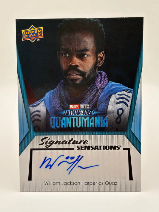 2024 UD Marvel Studios Series 2 Signature William Jackson Harper Quaz AUTO FRENLY BRICKS - Open 7 Days
