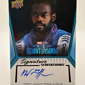 2024 UD Marvel Studios Series 2 Signature William Jackson Harper Quaz AUTO FRENLY BRICKS - Open 7 Days