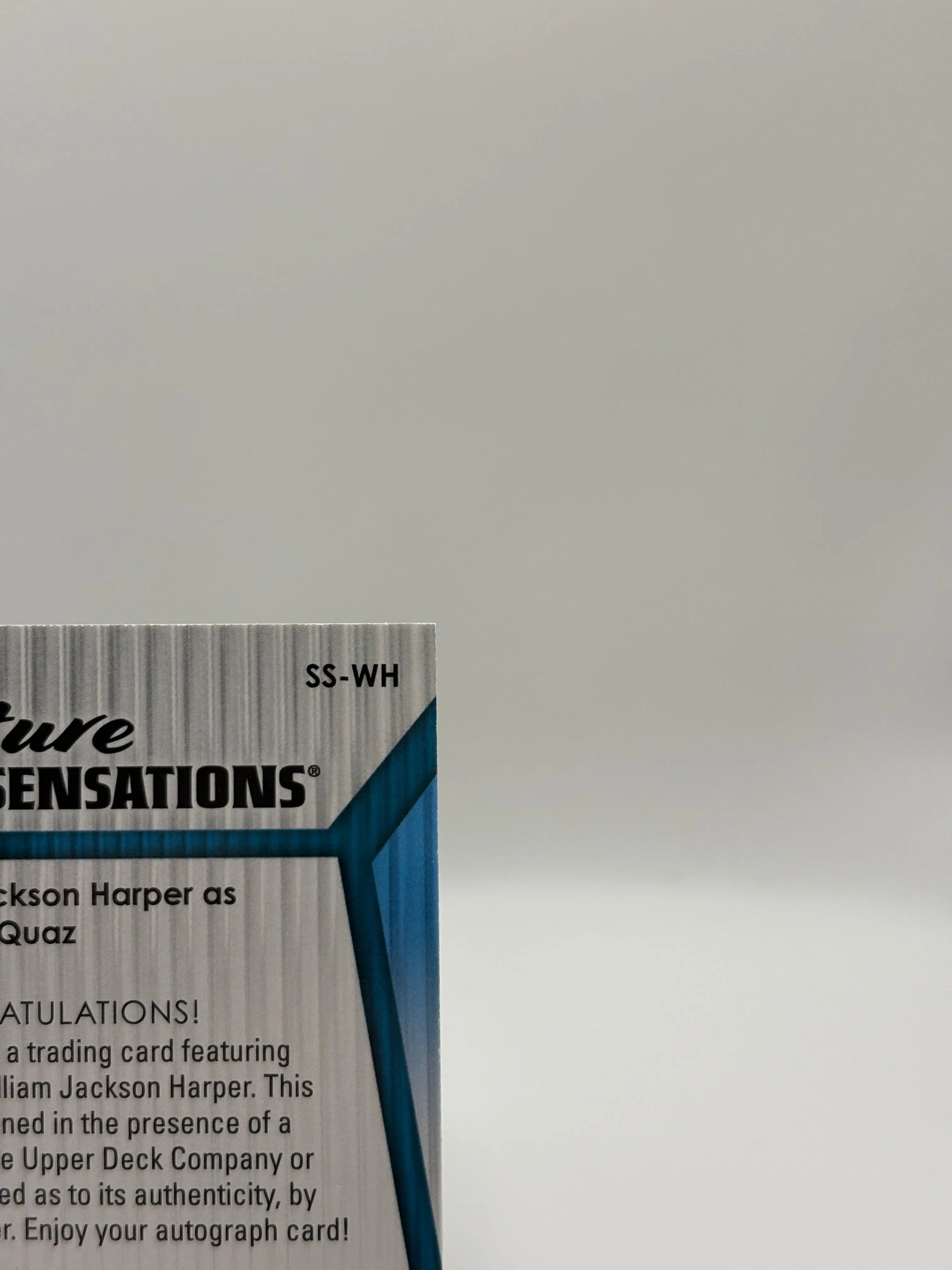 2024 UD Marvel Studios Series 2 Signature William Jackson Harper Quaz AUTO FRENLY BRICKS - Open 7 Days