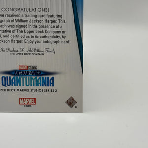 2024 UD Marvel Studios Series 2 Signature William Jackson Harper Quaz AUTO FRENLY BRICKS - Open 7 Days