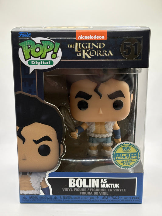 Funko POP! Digital The Legend of Korra #51 Bolin as Nuktuk Vinyl Figure FRENLY BRICKS - Open 7 Days