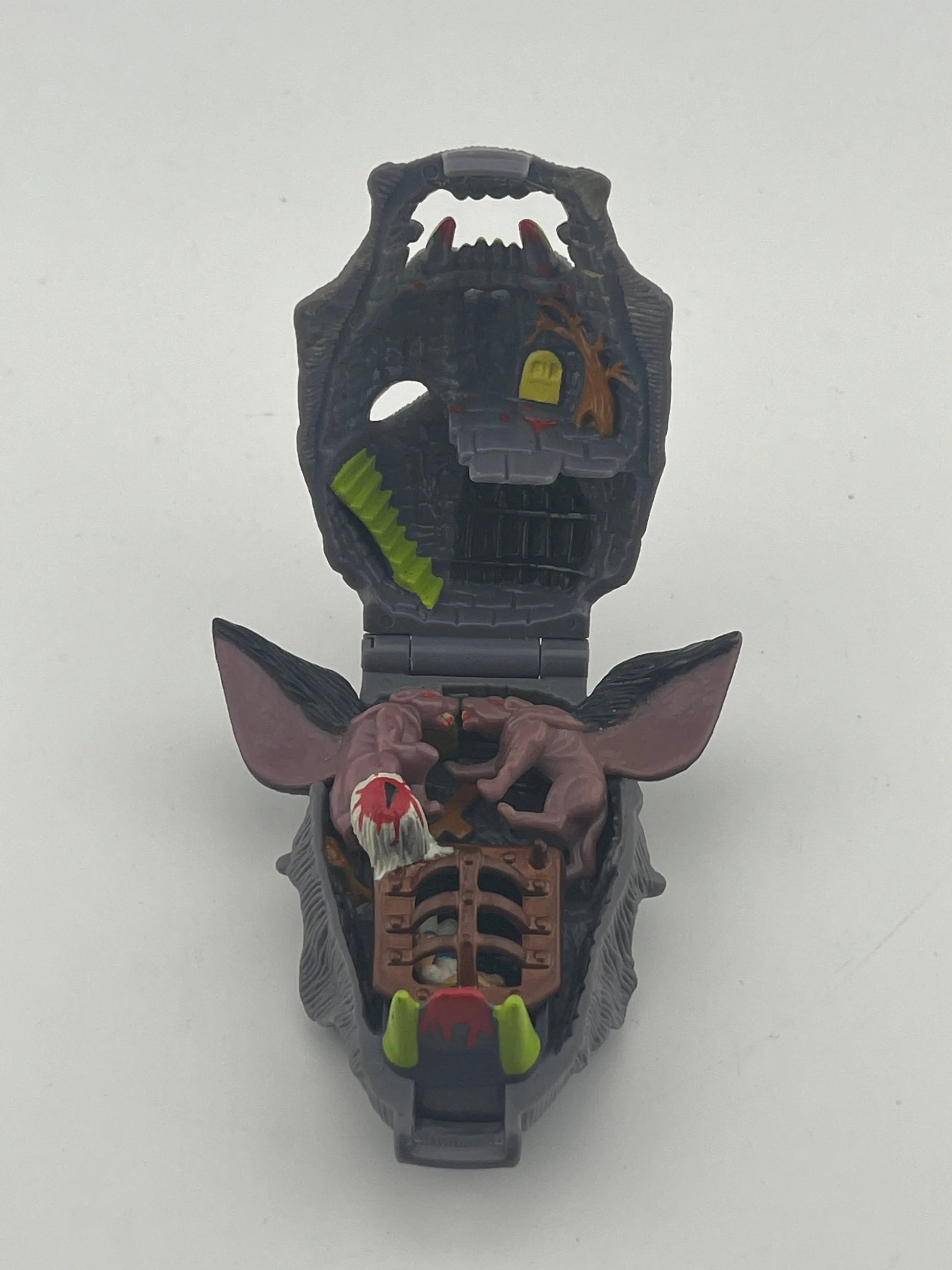 1993 Bluebird Mattel Mighty Max Hounds Werewolf Horror Head Playset #2 FRENLY BRICKS - Open 7 Days