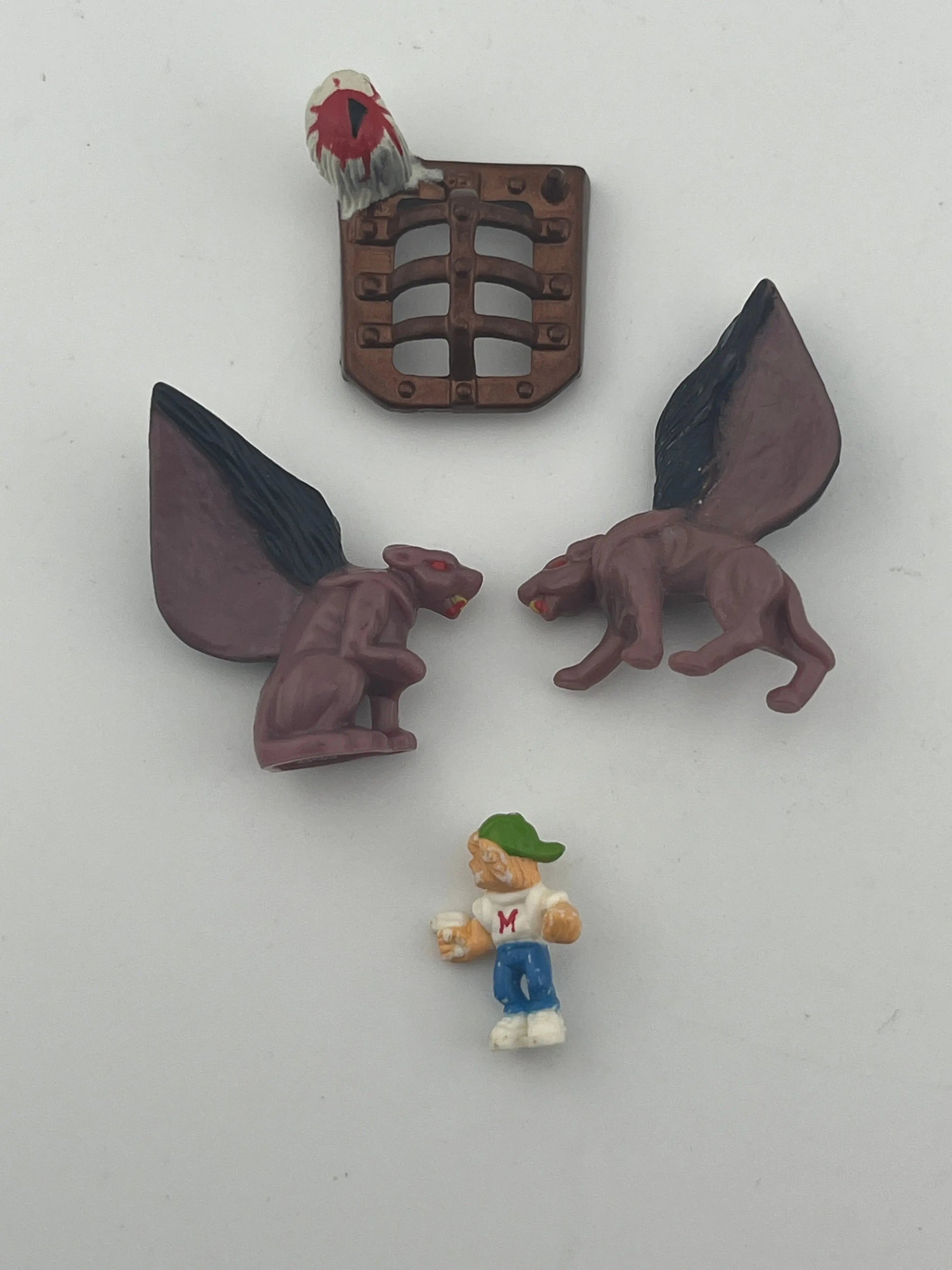 1993 Bluebird Mattel Mighty Max Hounds Werewolf Horror Head Playset #2 FRENLY BRICKS - Open 7 Days