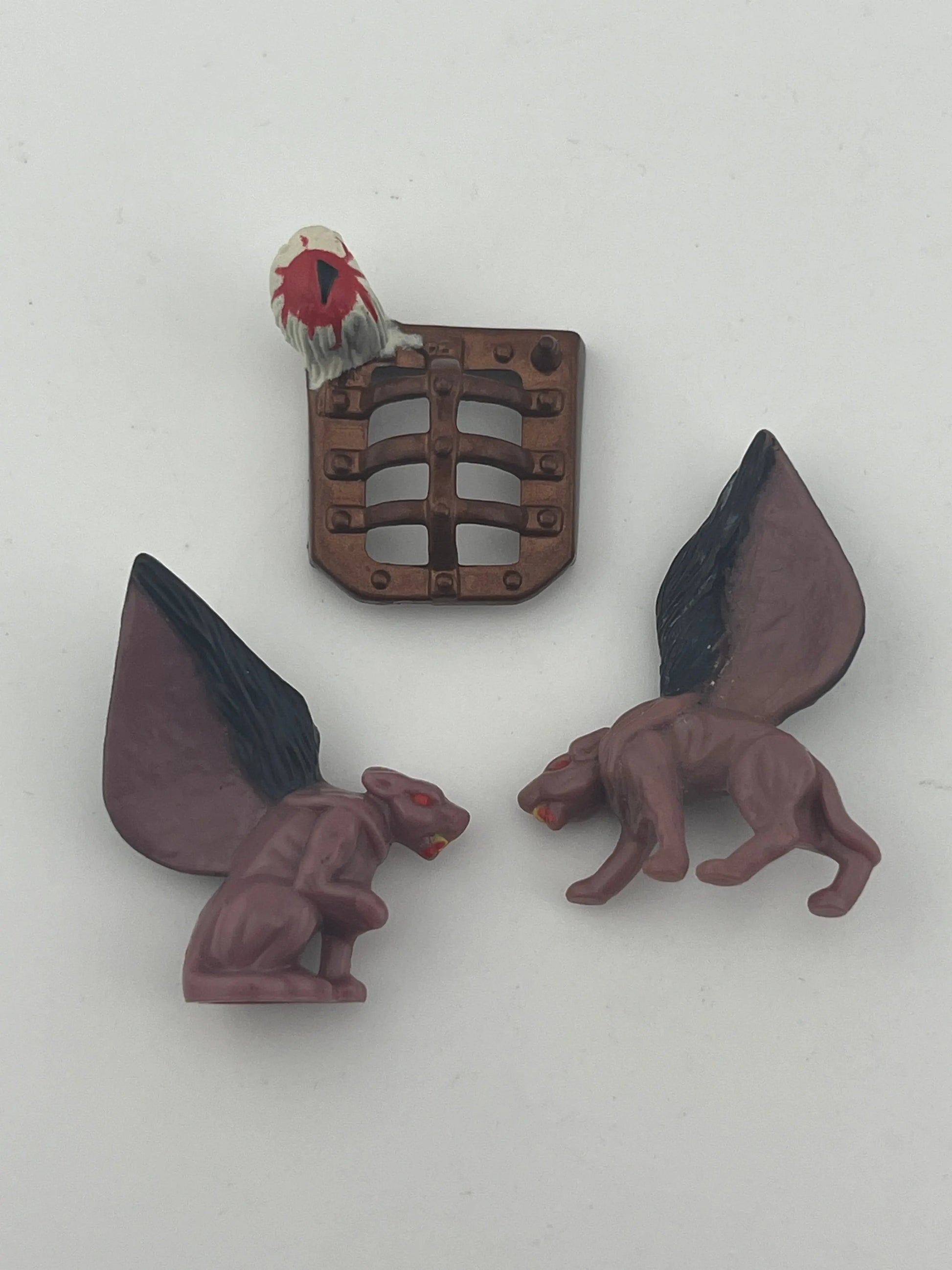 1993 Bluebird Mattel Mighty Max Hounds Werewolf Horror Head Playset #2 FRENLY BRICKS - Open 7 Days