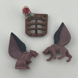 1993 Bluebird Mattel Mighty Max Hounds Werewolf Horror Head Playset #2 FRENLY BRICKS - Open 7 Days