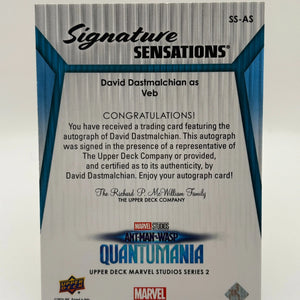 2024 Marvel Studios Cinematic autograph auto David Dastmalchian as VEB SS-AS FRENLY BRICKS - Open 7 Days