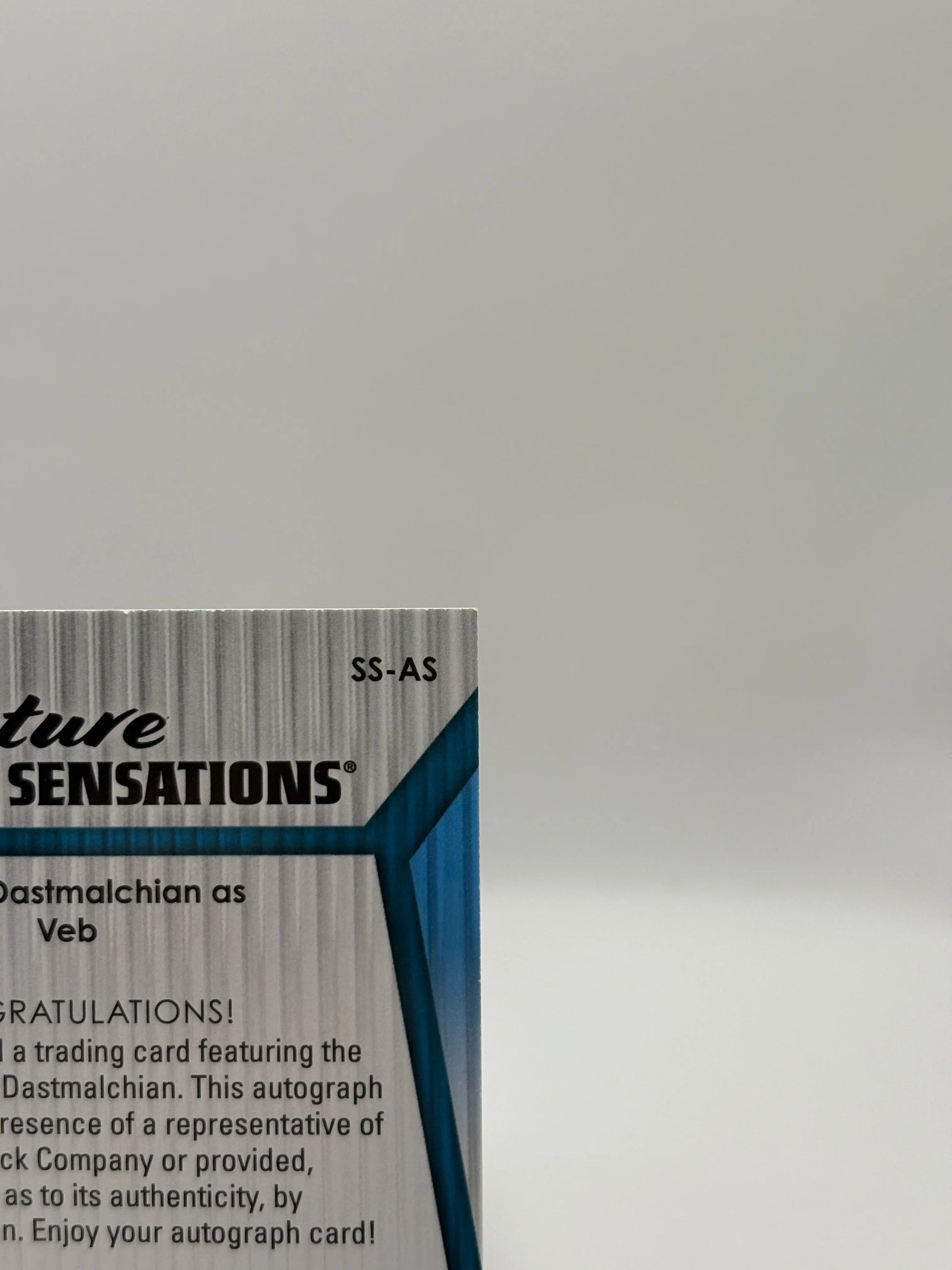 2024 Marvel Studios Cinematic autograph auto David Dastmalchian as VEB SS-AS FRENLY BRICKS - Open 7 Days