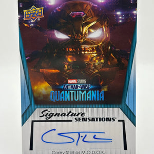 2024 UD Marvel Studios S2 Corey Stoll as MODOK Signature Sensations Auto #SSST FRENLY BRICKS - Open 7 Days