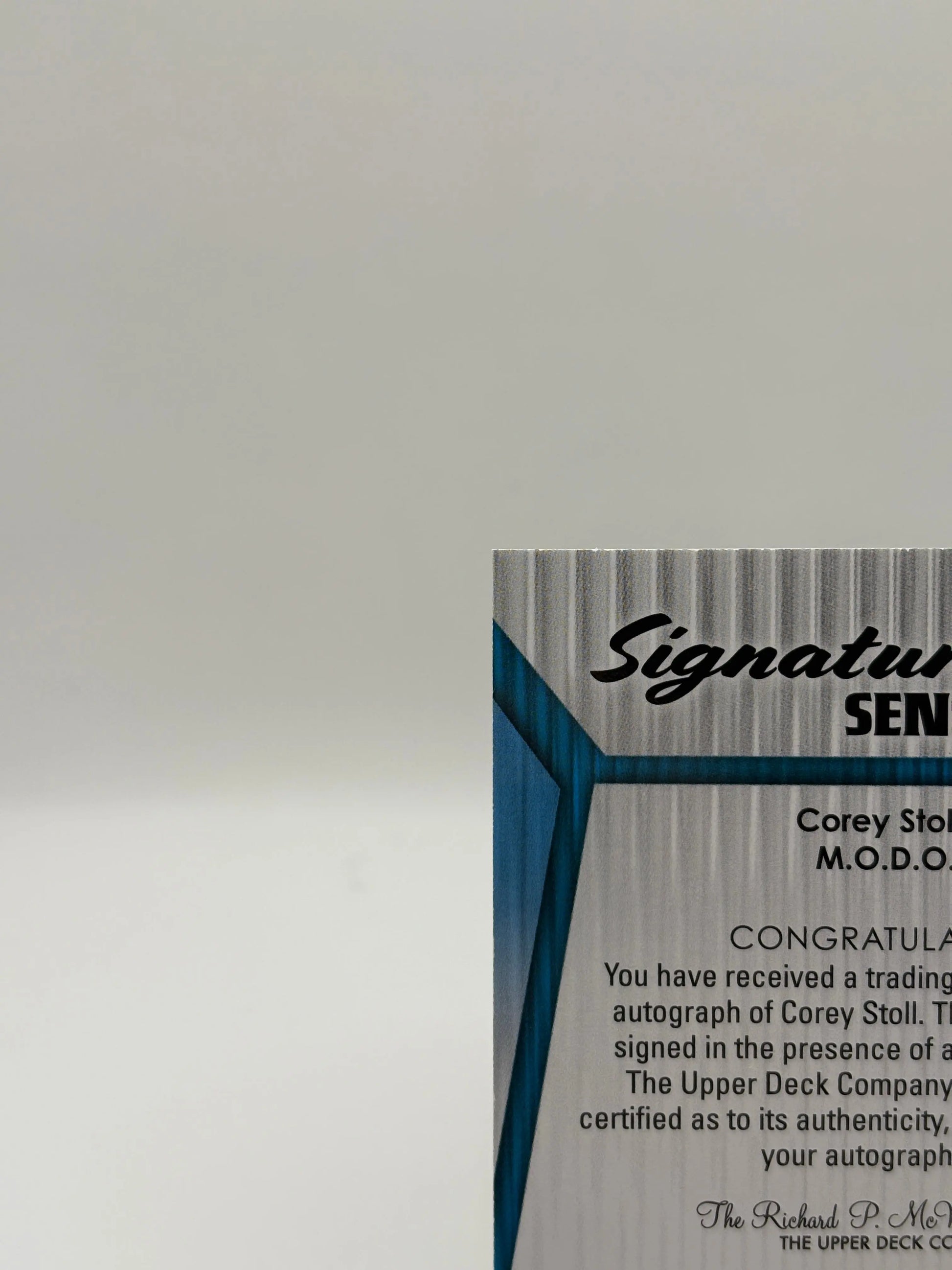 2024 UD Marvel Studios S2 Corey Stoll as MODOK Signature Sensations Auto #SSST FRENLY BRICKS - Open 7 Days