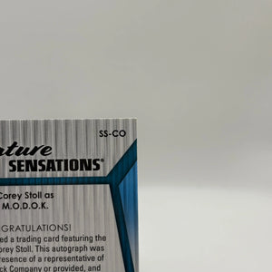 2024 UD Marvel Studios S2 Corey Stoll as MODOK Signature Sensations Auto #SSST FRENLY BRICKS - Open 7 Days