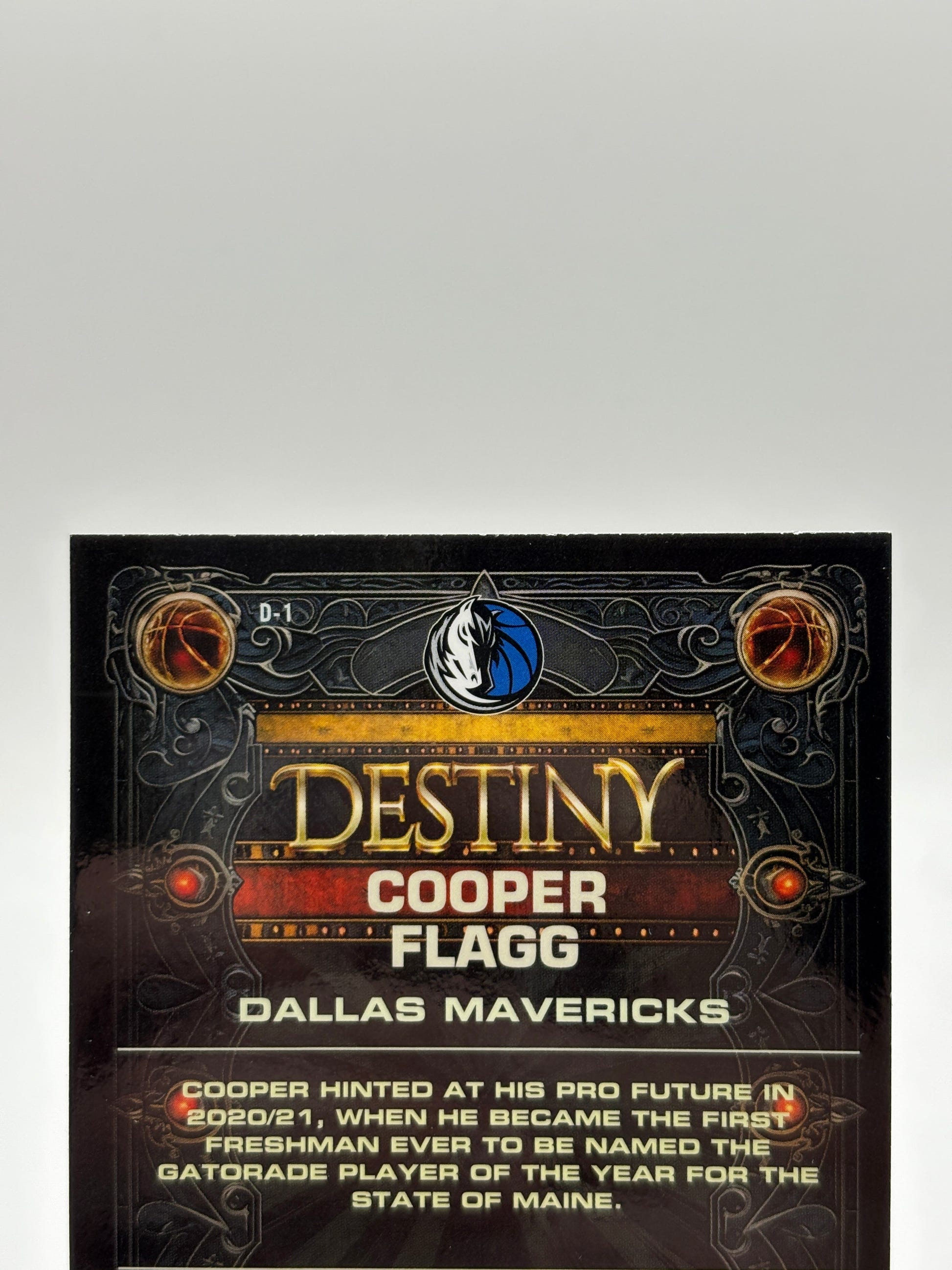 2025-26 Topps Chrome Destiny #D-1 Cooper Flagg Mavericks RC Rookie FRENLY BRICKS - Open 7 Days image 3