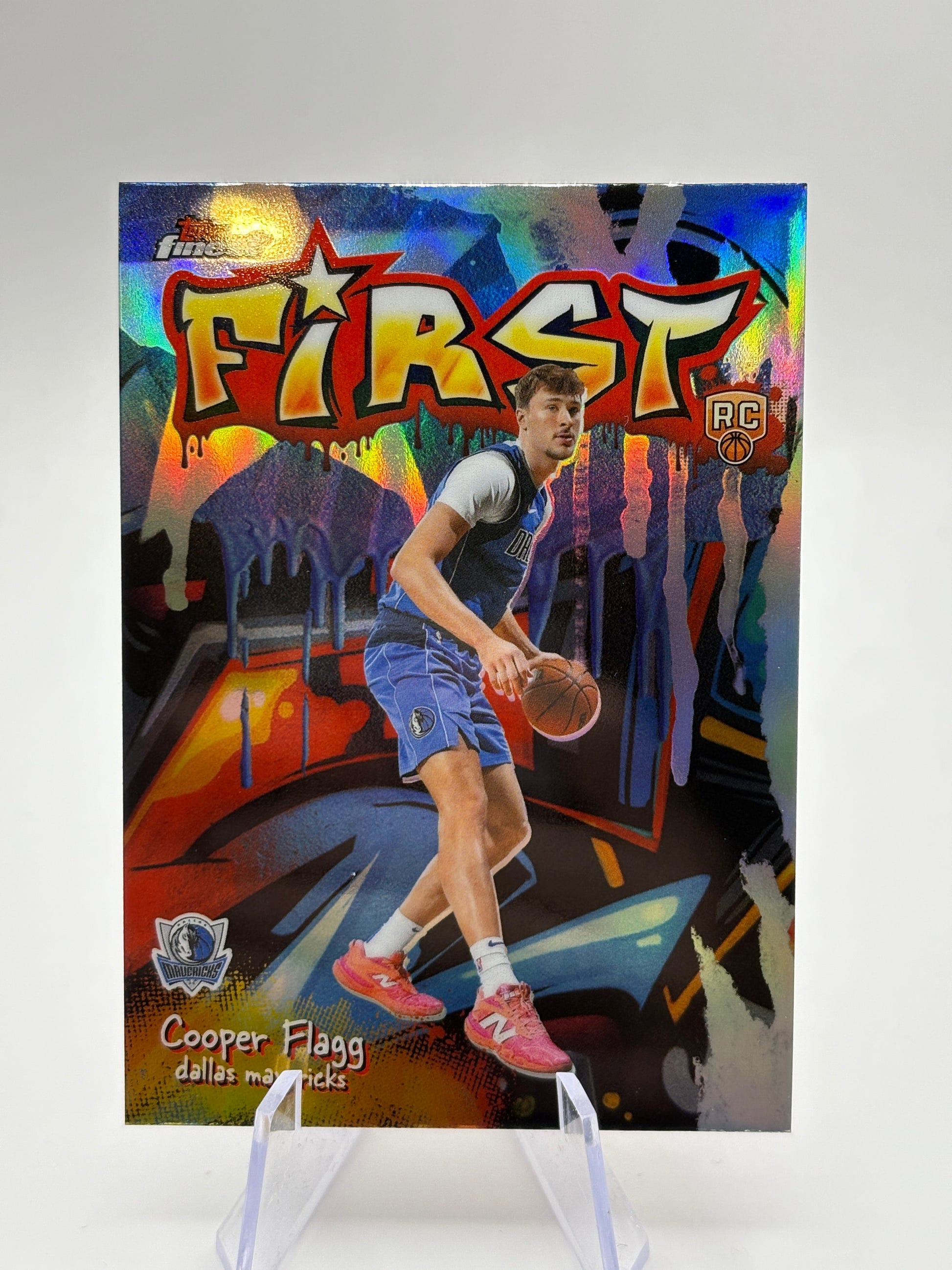 2025-26 Topps Finest Cooper Flagg Silver Refractor First RC Rookie #F-1 FRENLY BRICKS - Open 7 Days image 1