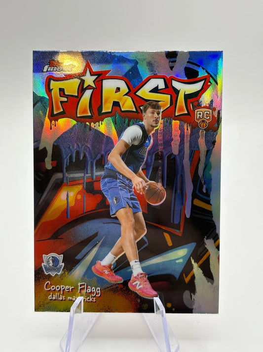 2025-26 Topps Finest Cooper Flagg Silver Refractor First RC Rookie #F-1 FRENLY BRICKS - Open 7 Days