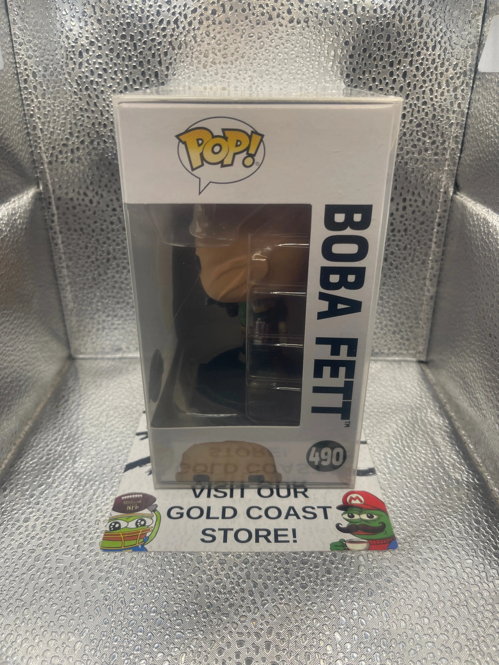 Funko Pop! Star Wars Boba Fett Unmasked #490 FRENLY BRICKS - Open 7 Days