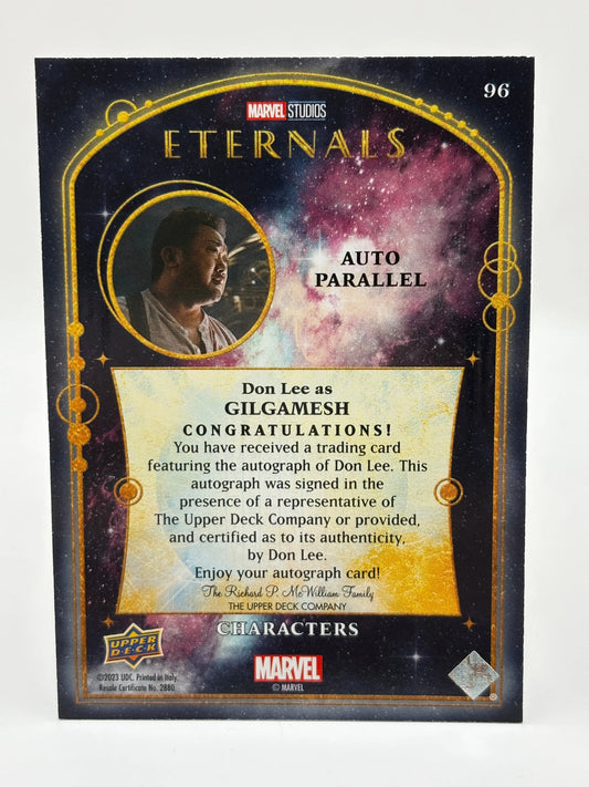 2023 Upper Deck Marvel Eternals Characters Don Lee as Gilgamesh #96 Auto FRENLY BRICKS - Open 7 Days