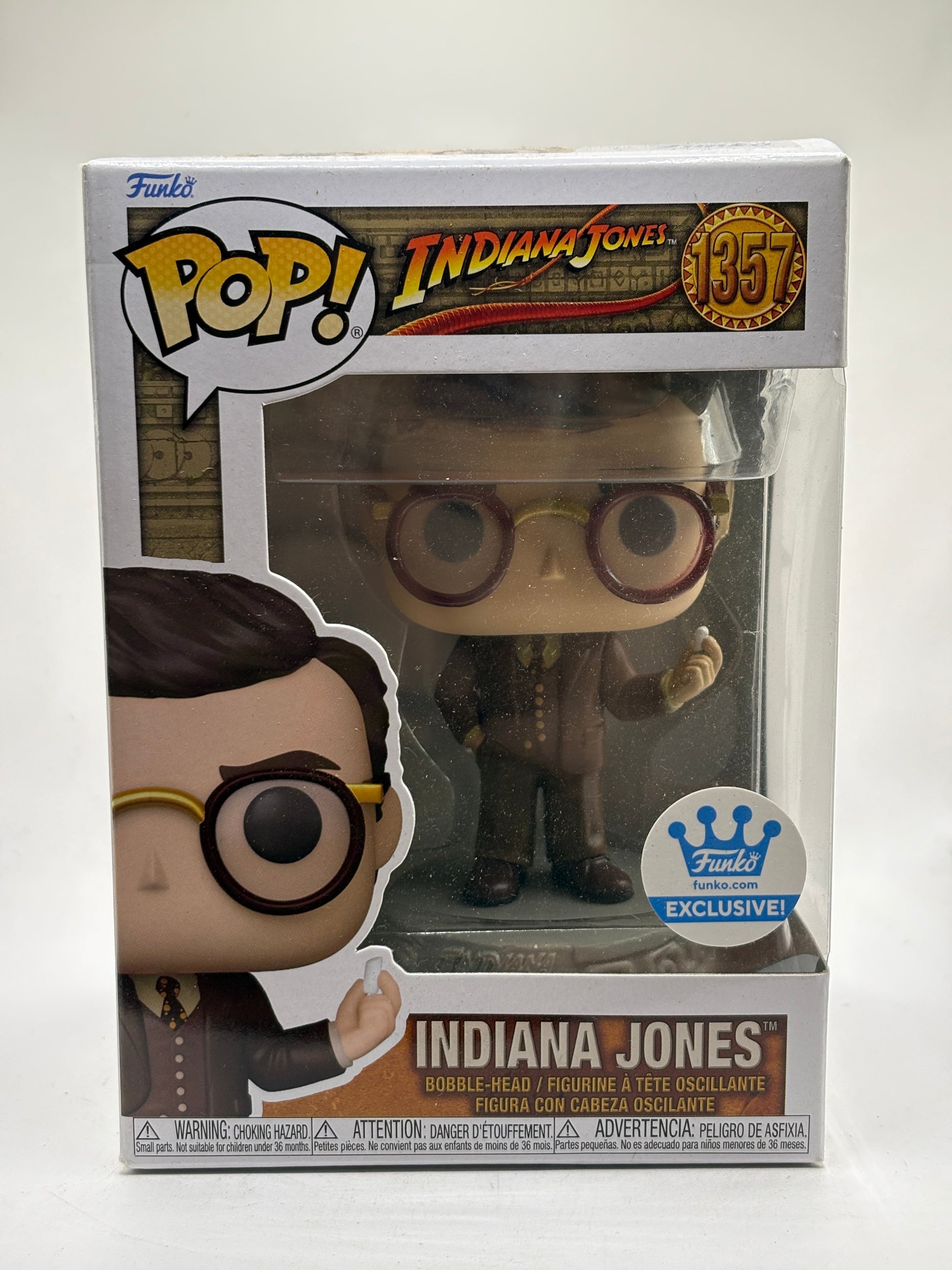 Funko POP! Indiana Jones #1357 Indiana Jones Funko Exclusive FRENLY BRICKS - Open 7 Days
