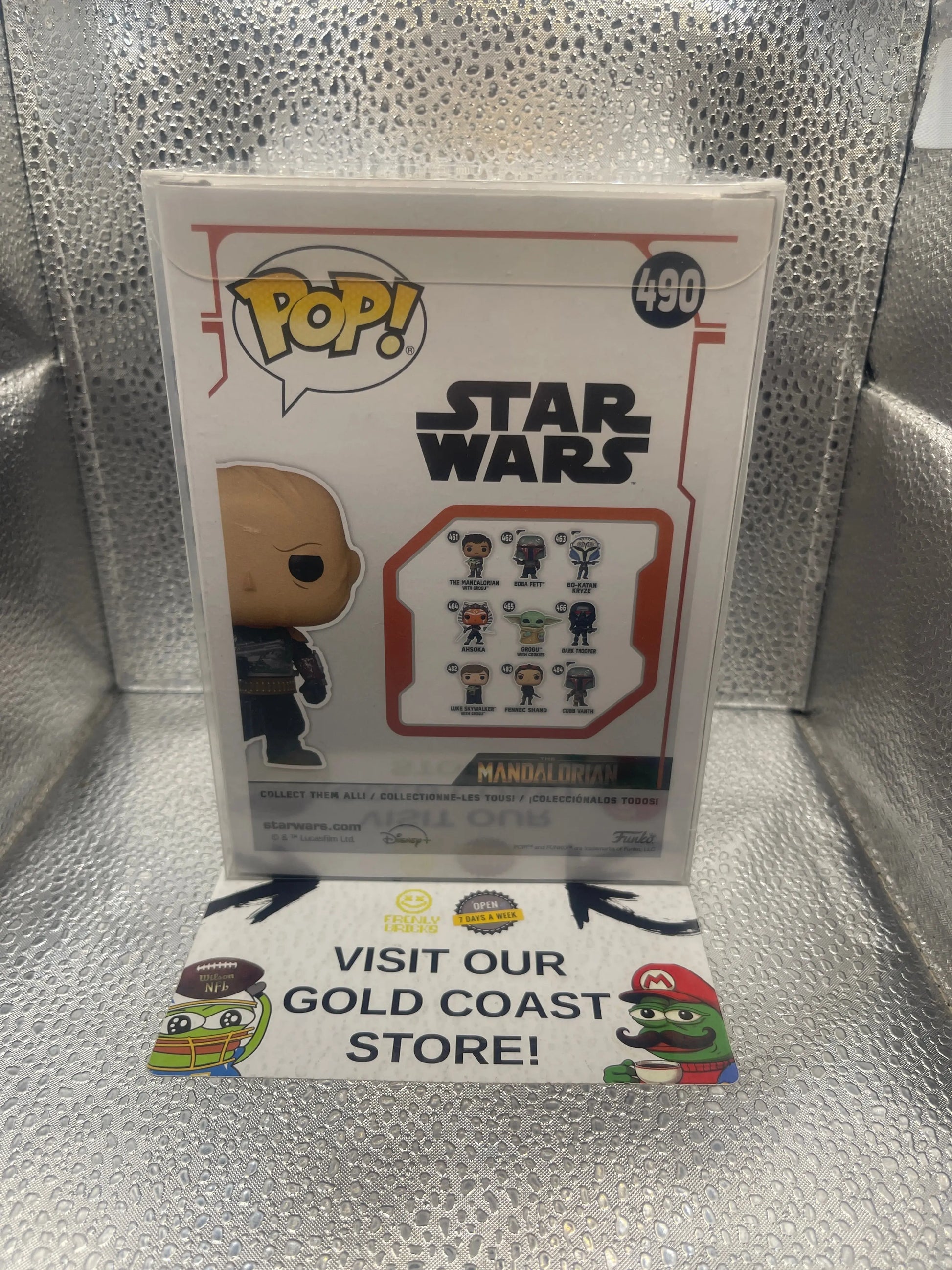 Funko Pop! Star Wars Boba Fett Unmasked #490 FRENLY BRICKS - Open 7 Days