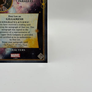 2023 Upper Deck Marvel Eternals Characters Don Lee as Gilgamesh #96 Auto FRENLY BRICKS - Open 7 Days