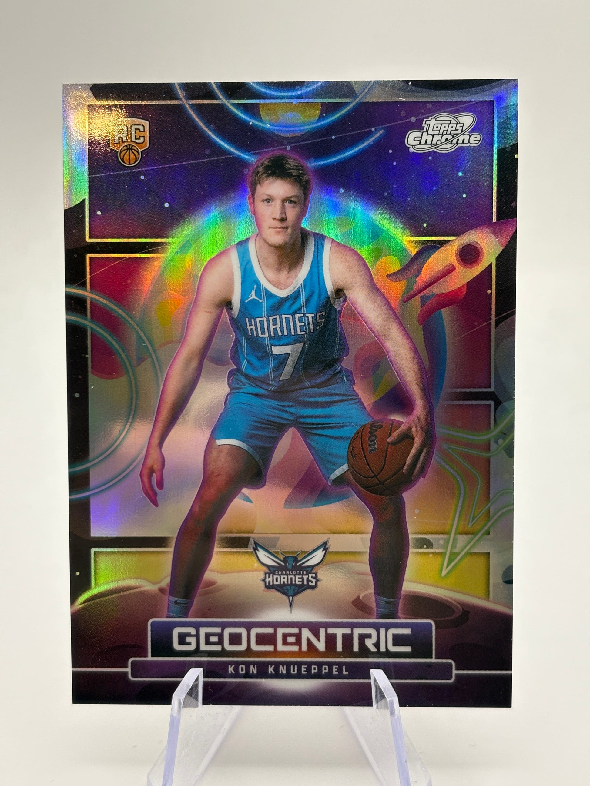 2026 Topps Cosmic Chrome Kon Knueppel #GE-23 Geocentric Rookie RC Case Hit SSP FRENLY BRICKS - Open 7 Days image 1