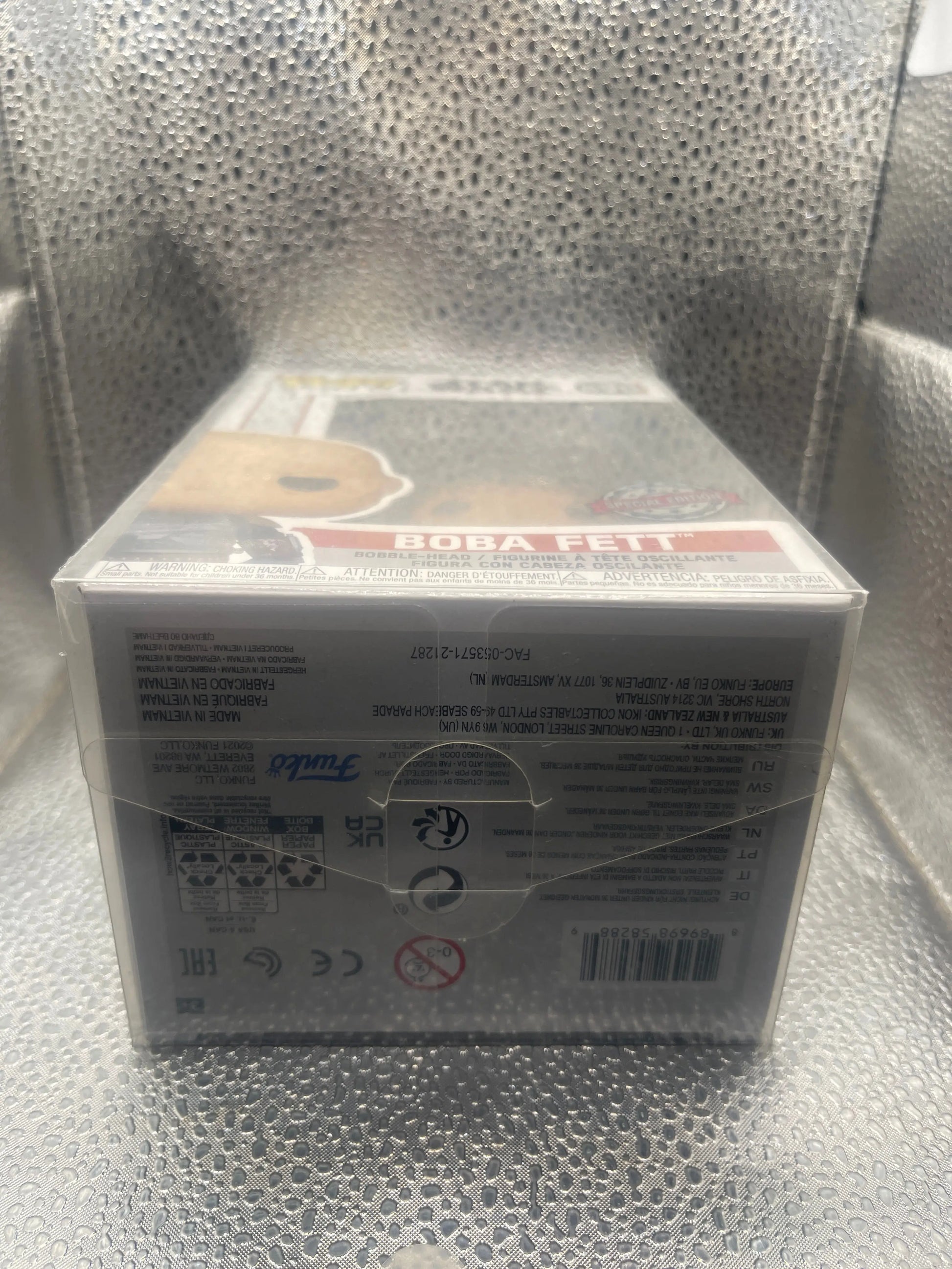 Funko Pop! Star Wars Boba Fett Unmasked #490 FRENLY BRICKS - Open 7 Days