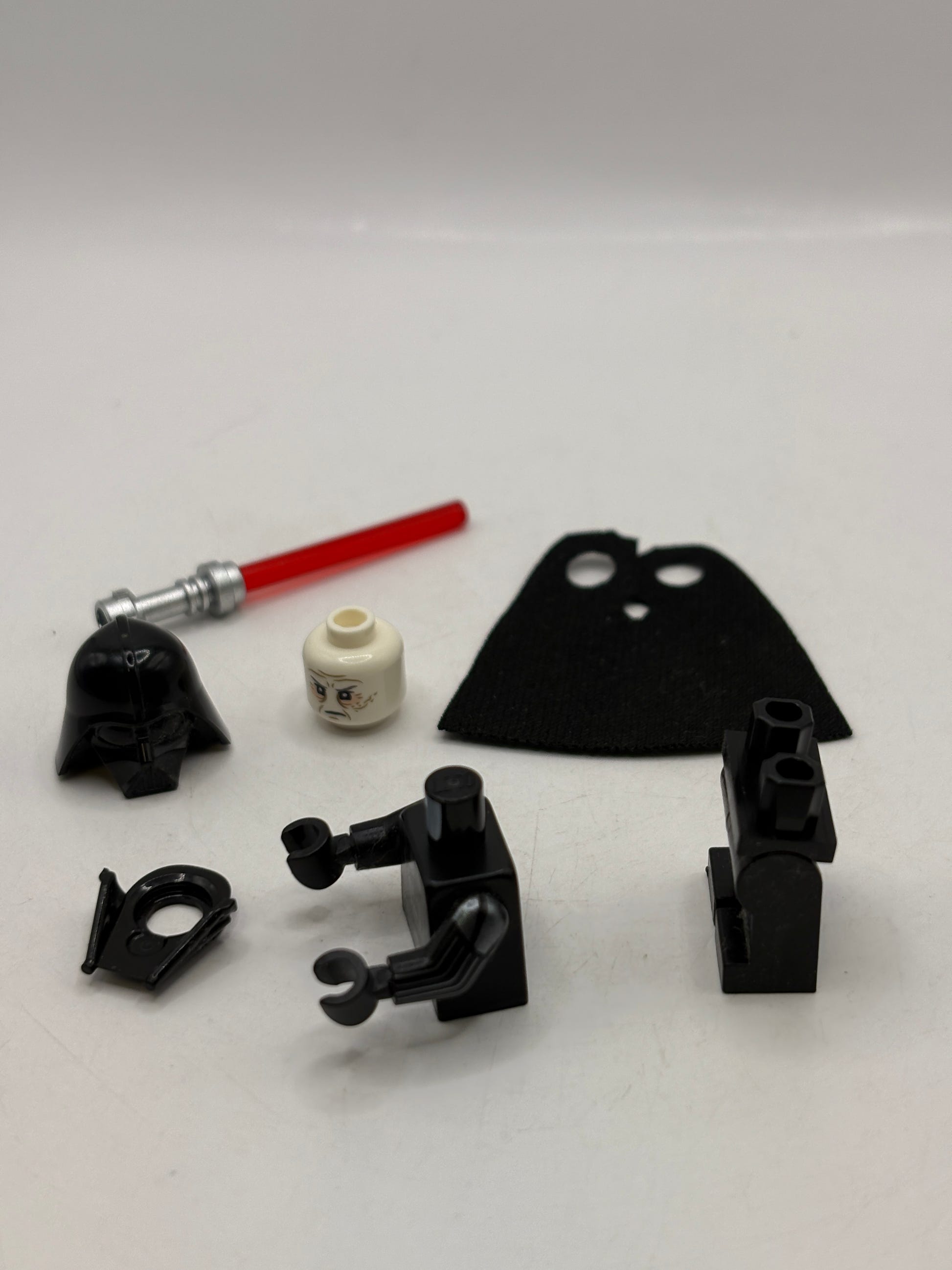 LEGO Star Wars Darth Vader Minifigure Printed Arms Frown sw1249, photo 6 image 6