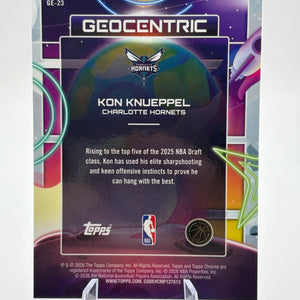 2026 Topps Cosmic Chrome Kon Knueppel #GE-23 Geocentric Rookie RC Case Hit SSP FRENLY BRICKS - Open 7 Days