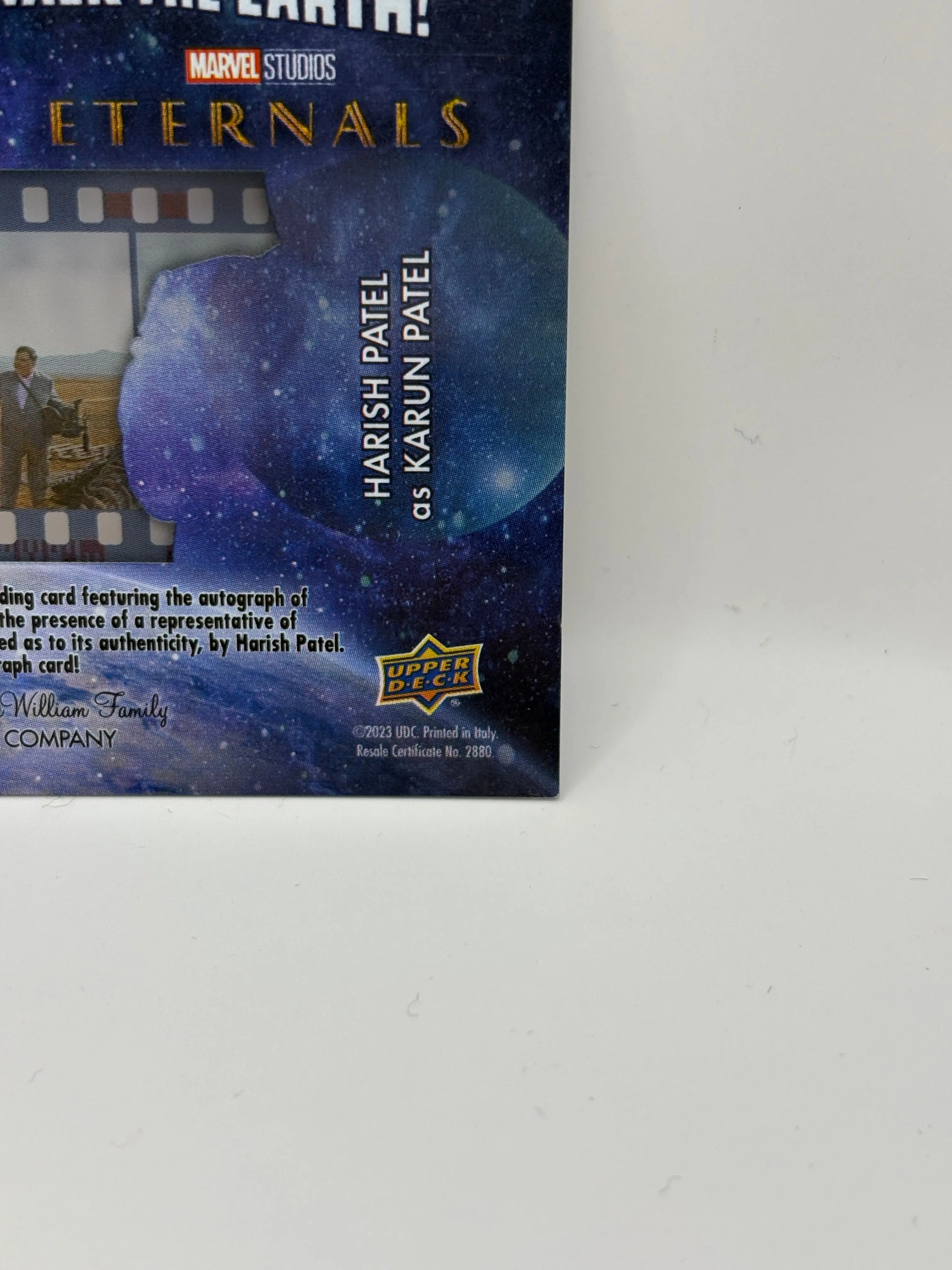 2023 Upper Deck Marvel Eternals Harish Patel as Karun #FCA-HP Auto FRENLY BRICKS - Open 7 Days