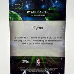 2025-26 Topps Cosmic Chrome DYLAN HARPER Planetary Pursuit Rookie SP Sun #PPS-9 FRENLY BRICKS - Open 7 Days