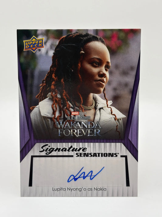 2024 UD Marvel Studios Series 2 Lupita Nyong'o Nakia Signature Sensations AUTO FRENLY BRICKS - Open 7 Days