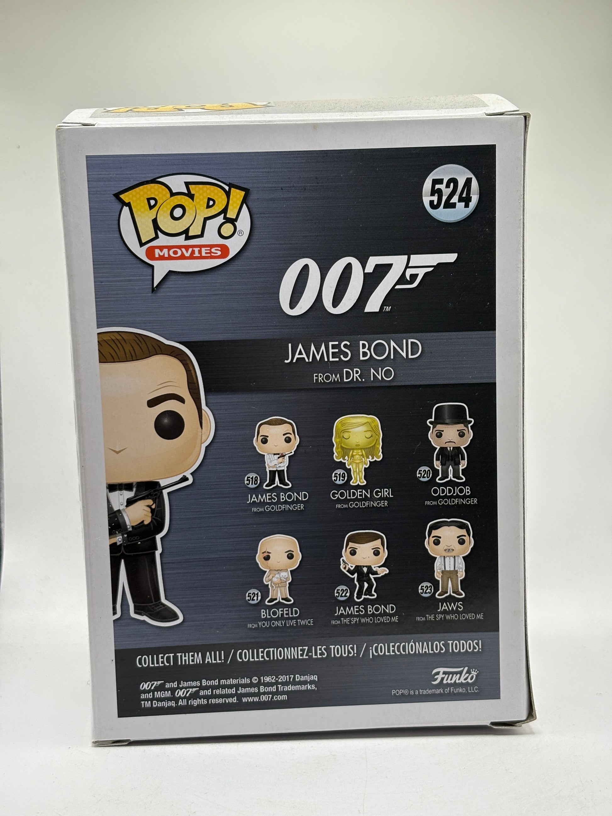 Funko POP! Movies 007 #524 James Bond from Dr. No Vinyl Figure FRENLY BRICKS - Open 7 Days