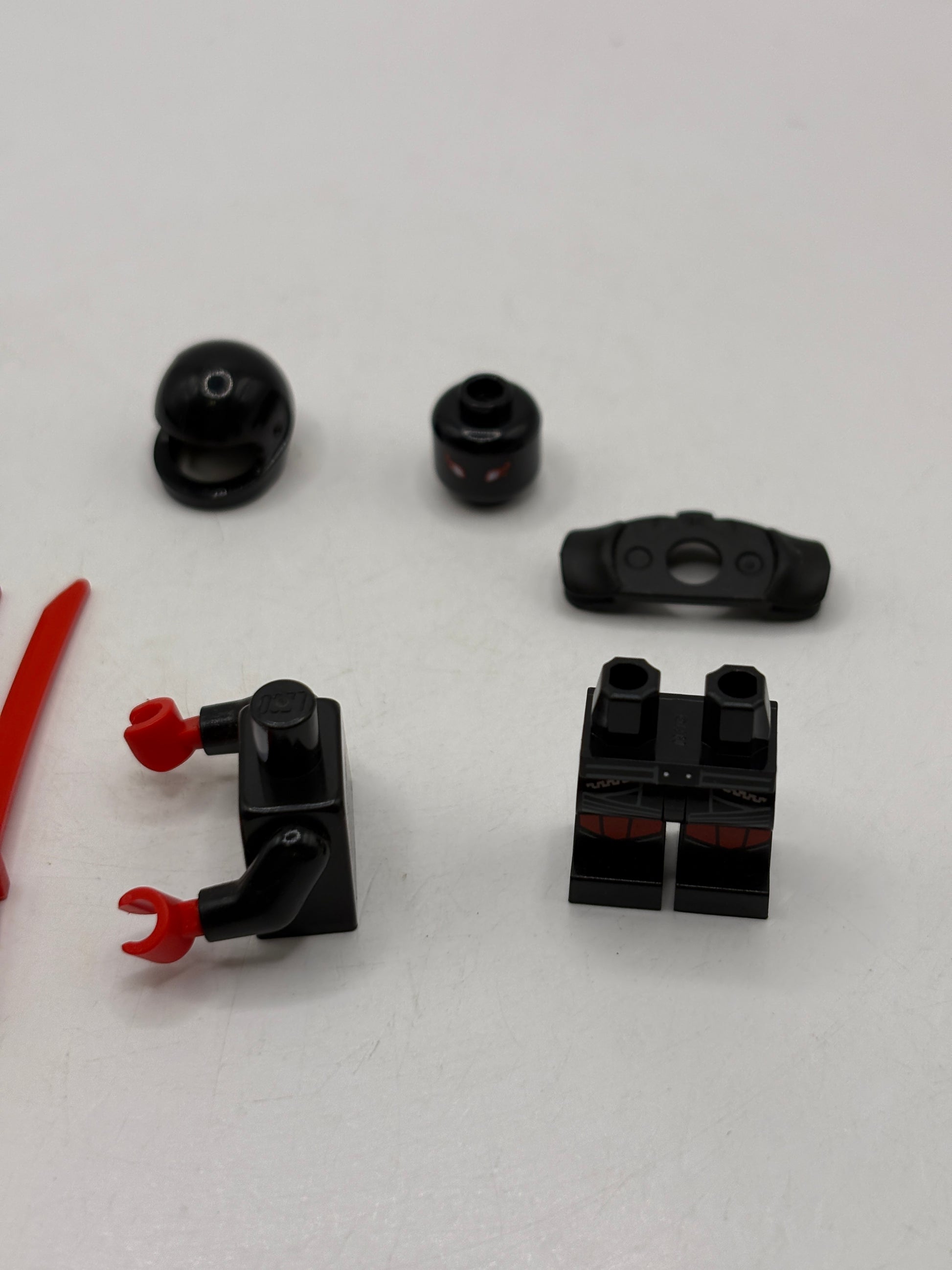 Lego Ninjago Mr. E - Biker Vest with Number 103 njo0385 No Visor image 7