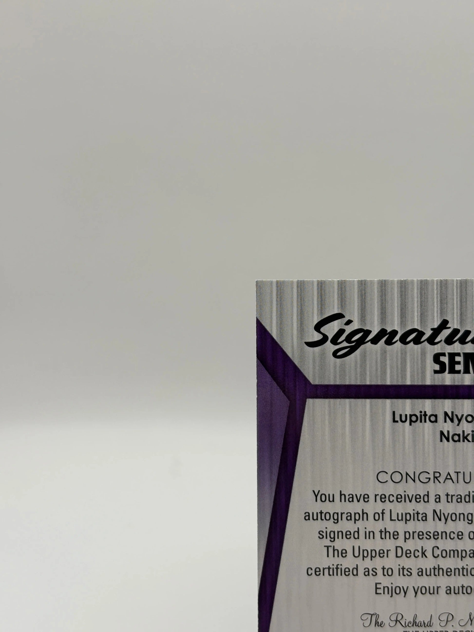 2024 UD Marvel Studios Series 2 Lupita Nyong'o Nakia Signature Sensations AUTO FRENLY BRICKS - Open 7 Days